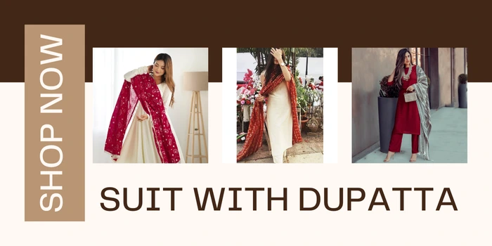 Suit with dupatta