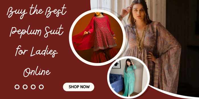 Buy the Best Peplum Suit for Ladies Online
