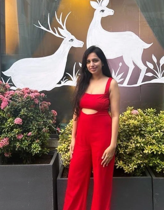 Red jumpsuit for women