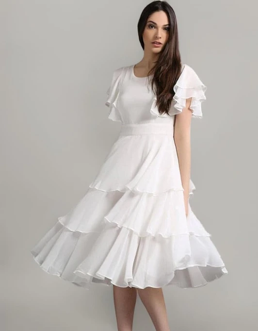 White Midi Dresses