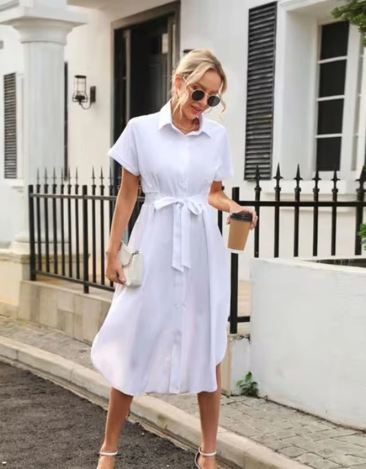 White Shirt Dresses
