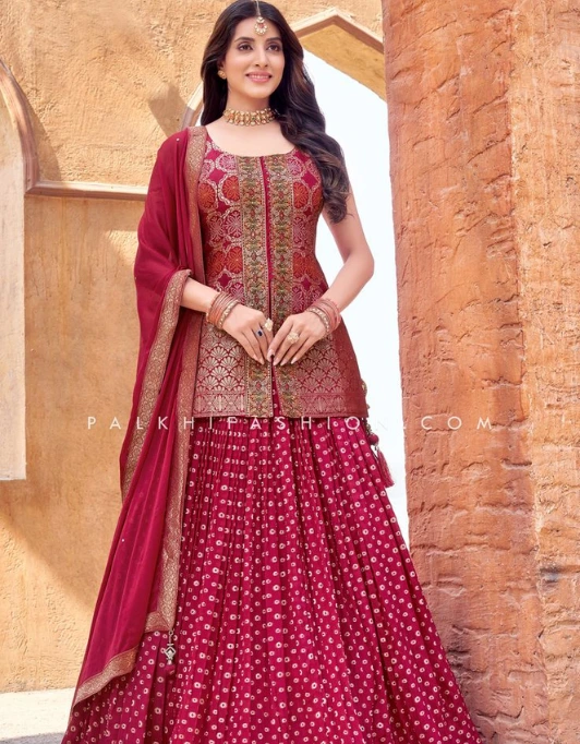 Bandhani Lehenga