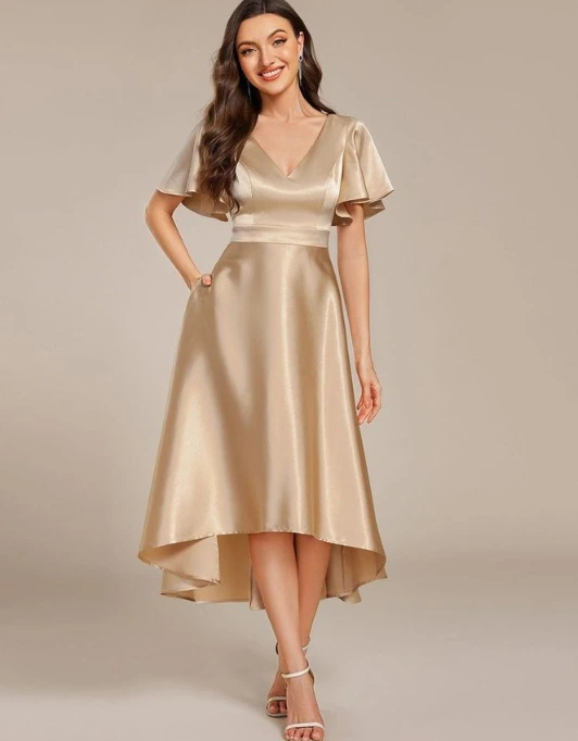 Satin Midi Dress