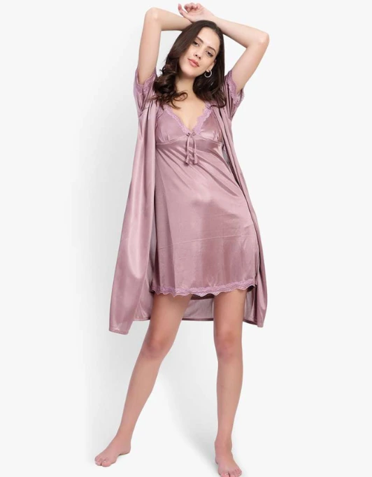 Satin Night Dress
