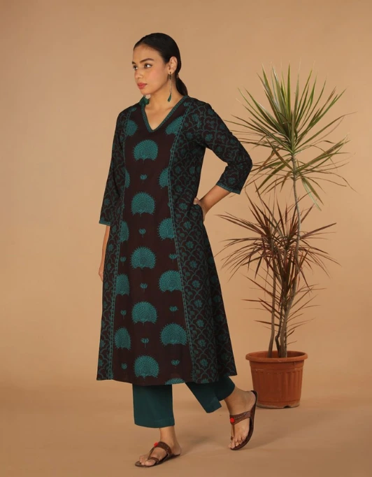 Bagh print kurti