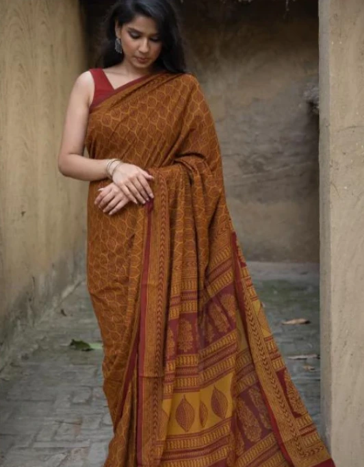 Bagh print saree
