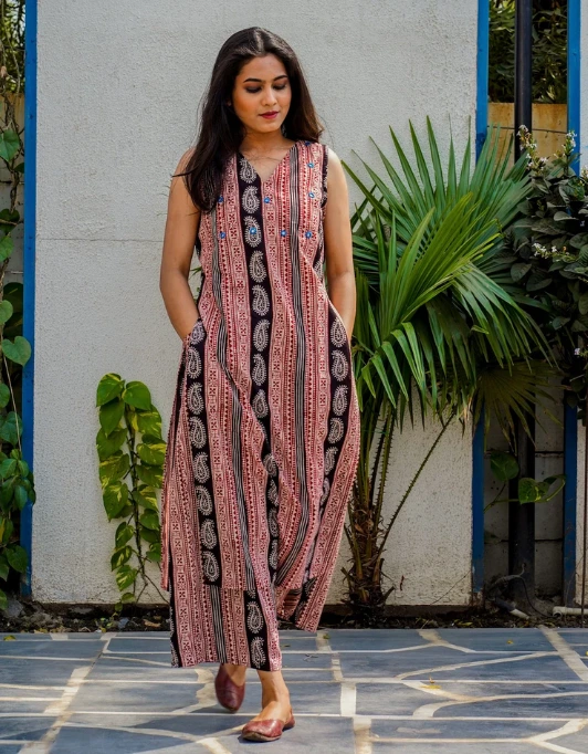 Bagh print suits design