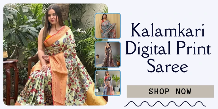 Kalamkari Digital Print Saree