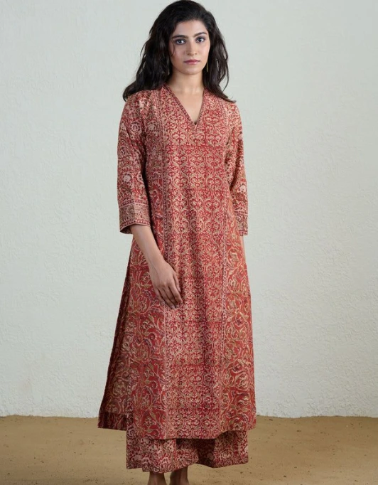 Kalamkari print kurta