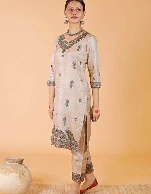 Madhubani print kurti