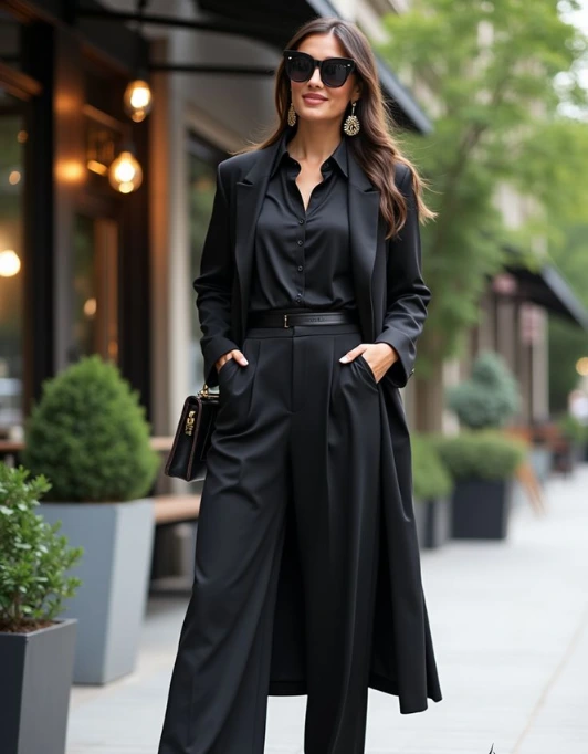 Monochrome power suit
