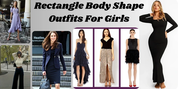 Rectangle body shape outfits for girls