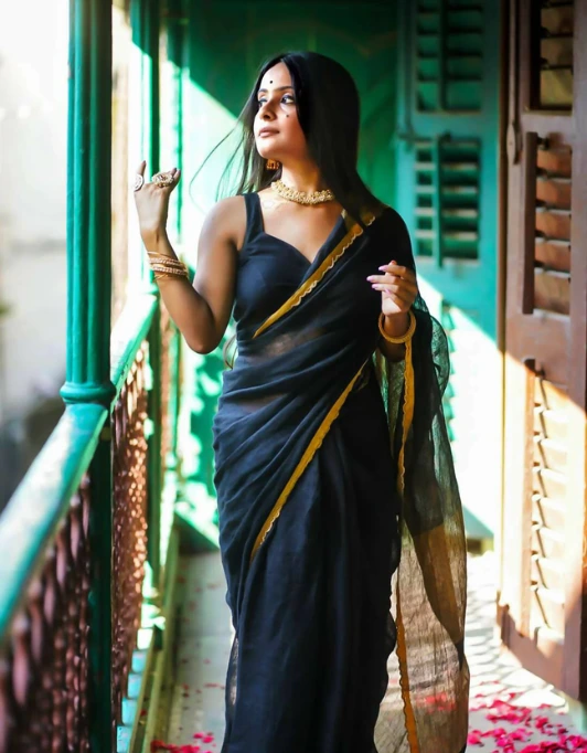 Retro silk saree