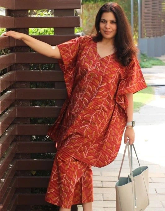 Sanganeri Kaftan clothes and co-ord sets