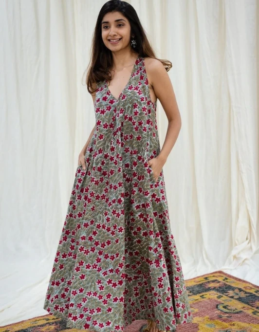 Sanganeri maxi clothes