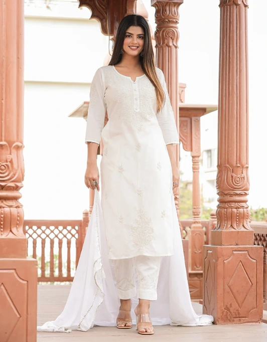 Simple cotton kurta