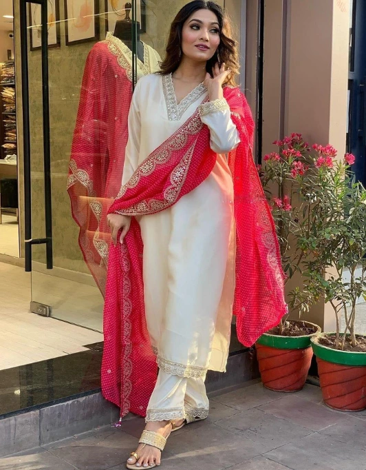 Suit with Dupatta