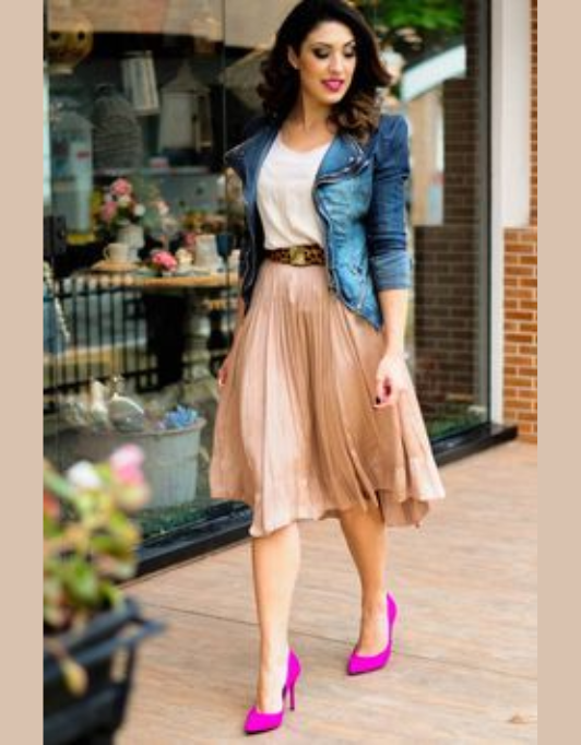 Denim Jackets and Skirts