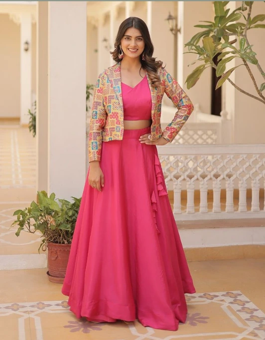 Jacket-style anarkalis