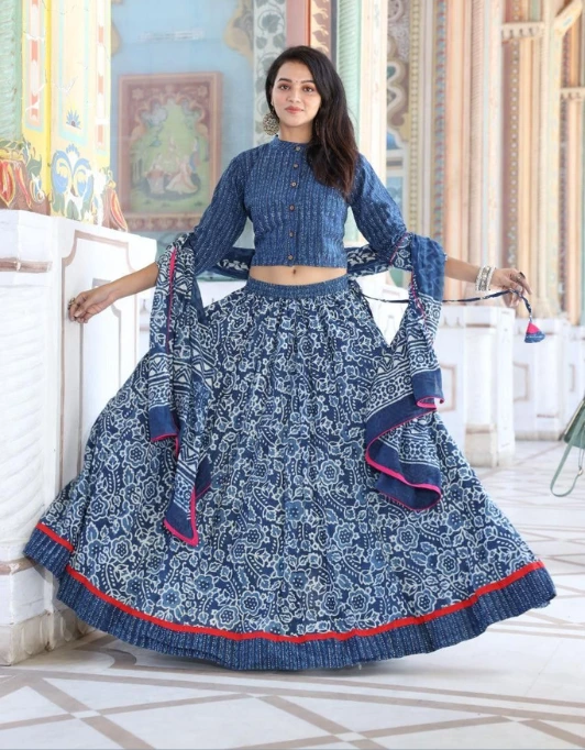 Kurti with SkirtDupatta