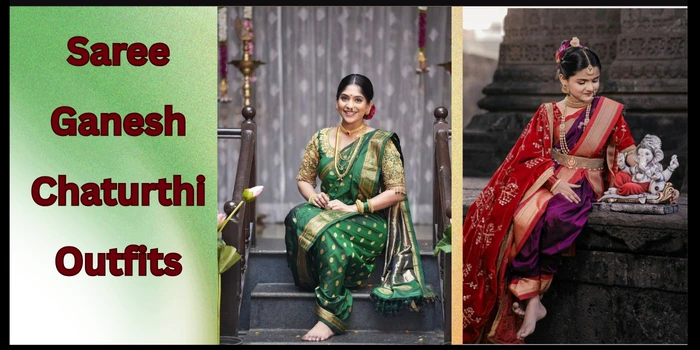 Saree Ganesh Chaturthi Outfits